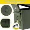 Aolamegs 50 Cal Ammo Can  Locking Hardware Kit and Stainless Steel PadlockAmmo Box Military & Army M2A1 view 4