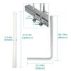 Kojem 60" Boat Trailer Guide Poles for Ski Boat, Fishing Boat, Sailboat, Kayak, Canoe 2Pcs Steel Trailer Post Guide-On White & Silvery view 3