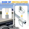 Kojem 60" Boat Trailer Guide Poles for Ski Boat, Fishing Boat, Sailboat, Kayak, Canoe 2Pcs Steel Trailer Post Guide-On White & Silvery view 4
