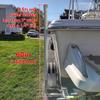 KUAFU 60" Boat Trailer Post Guides Compatible with Ski Boat Fishing Boat Sailboat Trailer Frames up to 3" W x 4-1/4" H with White PVC Pipes (White+Silvery) view 3