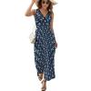 BAIKUTOUAN Nautical Anchors Women's Swing Dress Sleeveless Long Maxi Dress Tank Dresses XL view 1