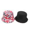 British Flag Bucket Hat, Women Girls Reversible Union Jack Patriotic Summer Travel Beach Sun Hat Foldable Wide Brim Anti-UV Fisherman Cap Bucket Hats view 2