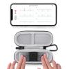 Case for KardiaMobile 1L 6L Personal EKG Monitor, Hard Travel Carrying Case for AliveCor Kardia Heart Monitor EKG/ECG, Portable Heart Rate Monitor Bag Storage Organizer with Pill Box & Carabiner Clip view 3