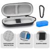 Case for KardiaMobile 1L 6L Personal EKG Monitor, Hard Travel Carrying Case for AliveCor Kardia Heart Monitor EKG/ECG, Portable Heart Rate Monitor Bag Storage Organizer with Pill Box & Carabiner Clip view 4