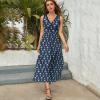BAIKUTOUAN Nautical Anchors Women's Swing Dress Sleeveless Long Maxi Dress Tank Dresses L view 4