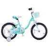 RoyalBaby Chipmunk Girls Bike,16 Inch Kids Bike with Basket Girl Cycle Bikes for Age 4-7 Years with Training Wheels Children Bicycle Toddler Bike Spring Green view 2