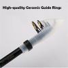 Fishing Poles Fishing Poles Telescopic Fishing Rod 2.1M -3.6M Spinning Carp Fishing Rod Feeder Hard Carbon Carbon Fiber Telescopic Fishing Rod Pen Fishing Rod (Color : Black, Length : 3.6 m) view 4
