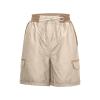 Women's Athletic Fit Cargo Shorts Comfy Jogger Sweat Cotton Shorts Golf Yoga Pockets High Waist Bermuda Lounge Shorts view 3
