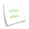 Orbea Orca Logo Bike Compatible Stickers view 1