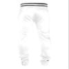 SCREENSHOT Men's Athletic Fitness Slim Fit Workout Track Pants BASIC S41700-White/Royal-Small view 4
