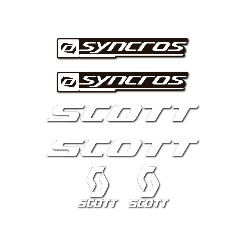 Compatible Stickers for Syncros Scott Bike Frame