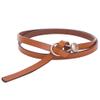 Women's Leather Belt Dress Belt Fashion Skinny Belt Tie A Knot Leather Waist Belt Knotted Decorative Belt view 1