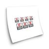 No Shox Logo Bike Compatible Stickers view 1
