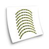 Stickers compatible with Fulcrum MTB 29' bike rim view 1