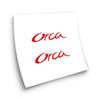 Orbea Orca Logo Bike Compatible Stickers view 1