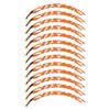 STAR SAM Stickers Compatible with road bike rim Mavic Cosmic Carbon 40mm Orange 1 CMT view 1