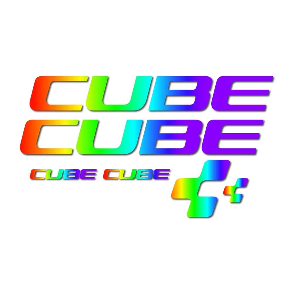 Cube x6 Frame Bike Compatible Stickers Gradient