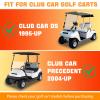 Club Car Golf Cart Brake Drums/Hub & Brake Shoes Spring Kit Fit Club Car DS 1995-Up&Precedent 2004-Up view 2