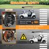 Club Car Golf Cart Brake Drums/Hub & Brake Shoes Spring Kit Fit Club Car DS 1995-Up&Precedent 2004-Up view 3