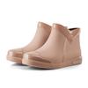 Hbeylia Short Rain Boots Waterproof Garden Shoes Anti Slipping Platform Lightweight Rainboots Rubber Mid Calf Muck Mud Boots Outdoor Work Gardening Boots For Women view 4