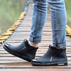 Hbeylia Short Rain Boots Waterproof Garden Shoes Anti Slipping Platform Lightweight Rainboots Rubber Mid Calf Muck Mud Boots Outdoor Work Gardening Boots for Women view 2