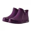 Hbeylia Short Rain Boots Waterproof Garden Shoes Anti Slipping Platform Lightweight Rainboots Rubber Mid Calf Muck Mud Boots Outdoor Work Gardening Boots for Women view 4