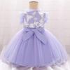 Baby Girls Birthday Party Dress Infant Wedding Flower Girl Ruffled Pageant Dress Toddler Embroidered Butterfly Tulle Tutu Dresses view 3