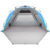 Oileus XX-Large Beach Tent Sun Shelter for 5-6 Person Portable Sun Shade Instant Pop Up Tent for Beach with Carrying Bag, Stakes, 6 Sand Pockets, Anti UV for Fishing Hiking Camping Blue view 1