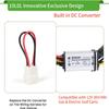 10L0L Golf Cart Headlight Kit for Yamaha G14/G16/G19/G22, 12V-48V with Built-in Voltage Converter, Daytime Running, Low/High Beam with Brake, Hazard, Horn & Turn Signal - Street Legal Light Kit view 3