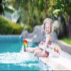 Prsca Kids Swim Fins,Short Youth Fins Swimming Flippers,Swim Training Fins for Lap Swimming,for Children Girls Boys Beginners view 3