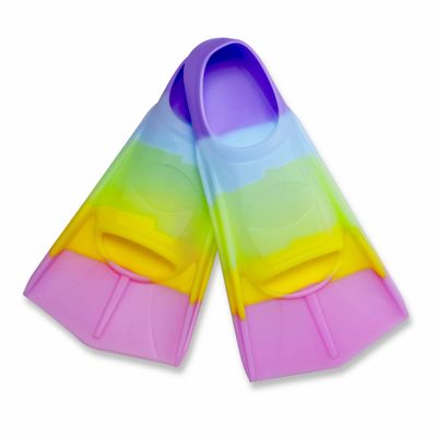 Prsca Kids Swim Fins,Short Youth Fins Swimming Flippers,Swim Training Fins for Lap Swimming,for Children Girls Boys Beginners