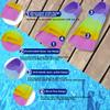 Prsca Kids Swim Fins,Short Youth Fins Swimming Flippers,Swim Training Fins for Lap Swimming,for Children Girls Boys Beginners view 2