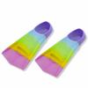 Prsca Kids Swim Fins,Short Youth Fins Swimming Flippers,Swim Training Fins for Lap Swimming,for Children Girls Boys Beginners view 3