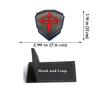 2 PCS Knights Santiago Cross Patches Knight Patches Embroidered Morale Patch(Green) view 2