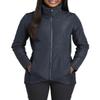 JustBlanks Womens Fuul-Zip Long Sleeves Water Resistance Collective Insulated Jacket - River Blue - XS view 1