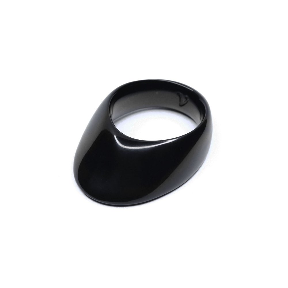 Vermil Lantern Black Thumb Ring (16x19 mm)
