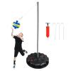 EPOGG Tetherball Ball and Rope, Portable Tetherball Set with Sturdy Base, Tether Balls and Rope Set with Heavy Duty Poles for Backyard Family Fun Outdoor Games view 1