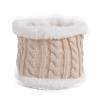 Infant Toddler Winter Hat for Baby Girl Boy Knitted Warm Skiing Caps Pompom Kids Hats Beige view 4