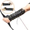 52" Traditional Recurve Bow Set for Adults Beginners and Youth with PU Quiver and 3 Pcs Carbon Arrows Handmade Horsebow 20-50lbs for Archery Practice Hunting LARP Cosplay Right/Left Hand (25 lbs) view 4