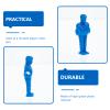 LUOZZY 20Pcs Foosball Men Soccer Table Player Plastic Foosball Replacement Players 2.8 Inch Great Accessory for Table Football Game (Blue+Red) view 2