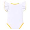 IMEKIS Bee 1st Birthday Outfit for Toddler Baby Girl Cake Smash Photoshoot Romper Mini Tutu Skirt Headband First Birthday Bee Party Clothes Set Yellow Black - Bee One 1T view 3