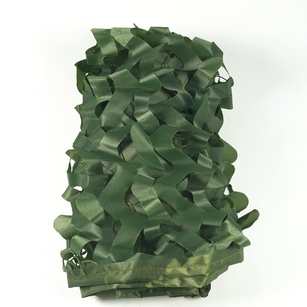 LGLFDJ Green Garden Fence Camouflage Net, Durable Camo Netting Shade Cover, Hunting Hide Blinds, for Outdoor Camping Sunshade and Building Shelters (Size : 6X8m(20ft X 26ft))