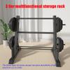 Dumbbell Rack 3 Tier, Home Gym Workout Storage Rack Olympic, Multifunctional Weight Rack for Dumbbells Kettlebells and Plates view 3