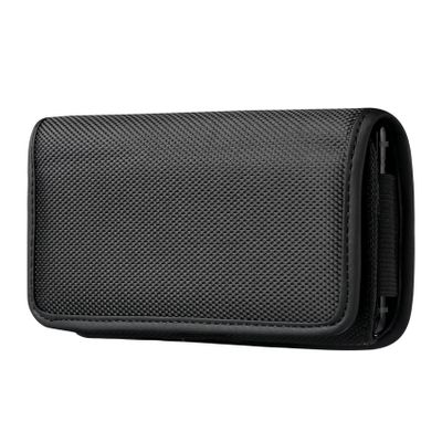 Essencedelight Cell Phone Wallet Purse Waist Bag with Hook Belt Loop Pouch Belt Fanny Pack Phone Pocket Carrying Pouch for Men Smartphones,Black 4,17.5 * 10 * 2.5cm