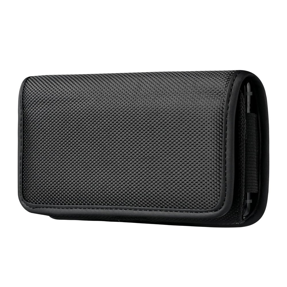 Essencedelight Cell Phone Wallet Purse Waist Bag with Hook Belt Loop Pouch Belt Fanny Pack Phone Pocket Carrying Pouch for Men Smartphones,Black 4,17.5 * 10 * 2.5cm