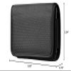 Essencedelight Cell Phone Wallet Purse Waist Bag with Hook Belt Loop Pouch Belt Fanny Pack Phone Pocket Carrying Pouch for Men Smartphones,Black 4,17.5 * 10 * 2.5cm view 3