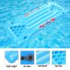 Inflatable Water Party Beer Pong Game, Portable Mini Air Mattress Inflatable Pool Party Float with 24 Cup Holes Cooler Water Floating Hammock for Party Game Drinking Game view 3