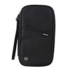 FAJIA Family Travel Passport Wallet Document Organizer Passport Holder Purse with Zipper view 1