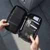 FAJIA Family Travel Passport Wallet Document Organizer Passport Holder Purse with Zipper view 3
