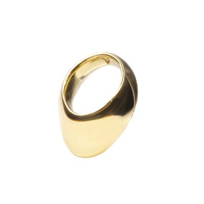 Vermil Lantern Brass Thumb Ring (23x26 mm)